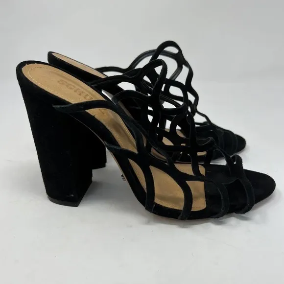 Schutz Honeycomb Strappy Heels