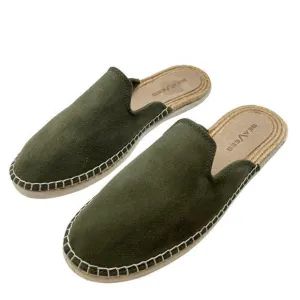 SeaVees Suede Ocean Park Mules in Olive Green Size 9