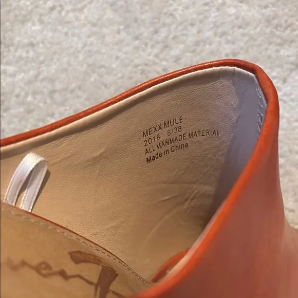 Seven7 Women's Brown Peep Toe Mules
