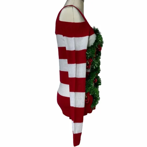 Sexy No So Ugly Christmas Sweater Pretty Sexy Christmas Sweater Cut Out Shoulder