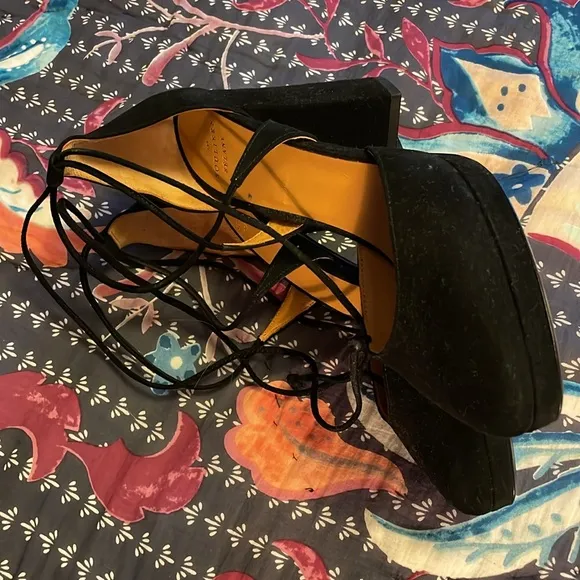SEXY! Strappy sweet Sezane platform heels pumps babies 38 💋