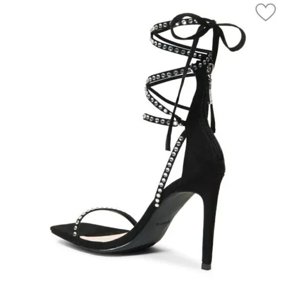 Sexy bebe Rhinestone Embellished size 9 Heels