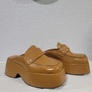 Simon Miller Hustler Leather Loafer Mules, New,  Size 36 - 5.5-6 US DD337