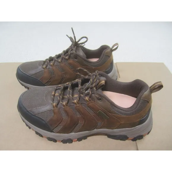 Skechers Shoes Mens 11.5 Brown Selmen Lorago Water Repellent Outdoors Trail