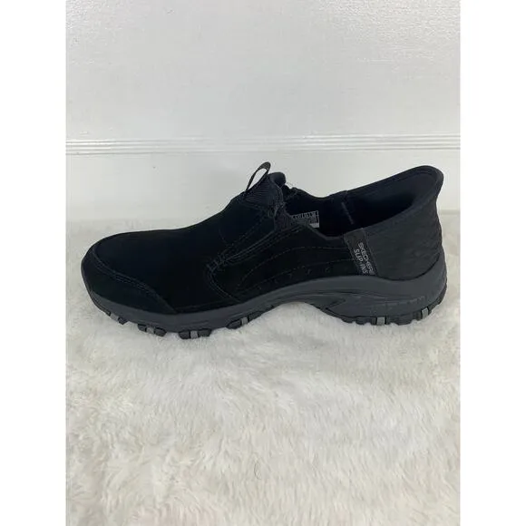 Skechers Women’s Slip-ins Hillcrest Sunapee Black Trail Shoes Size 7