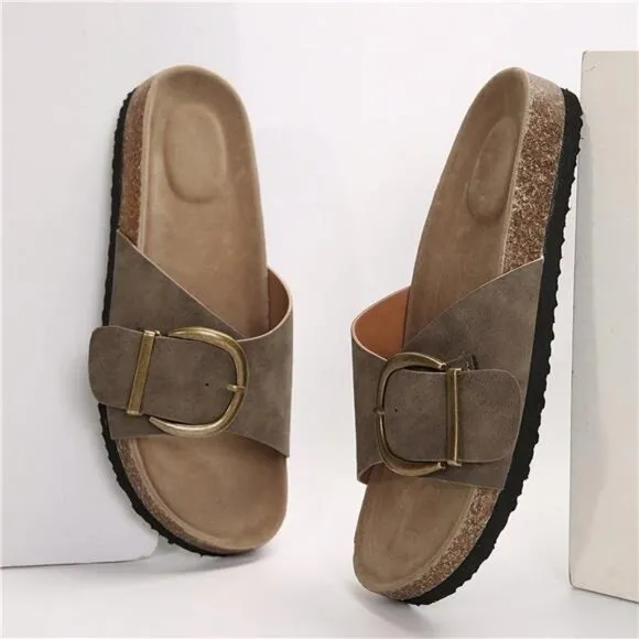 Slip-On Fashion Sandals With Tassels And Straw Fabric - Perfect Summer Footwear