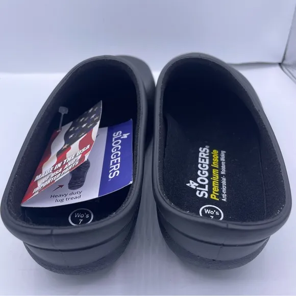 Sloggers waterproof slip on garden rain clogs comfortable womens Size 7