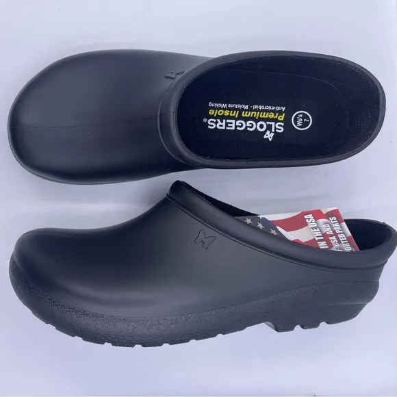 Sloggers waterproof slip on garden rain clogs comfortable womens Size 7