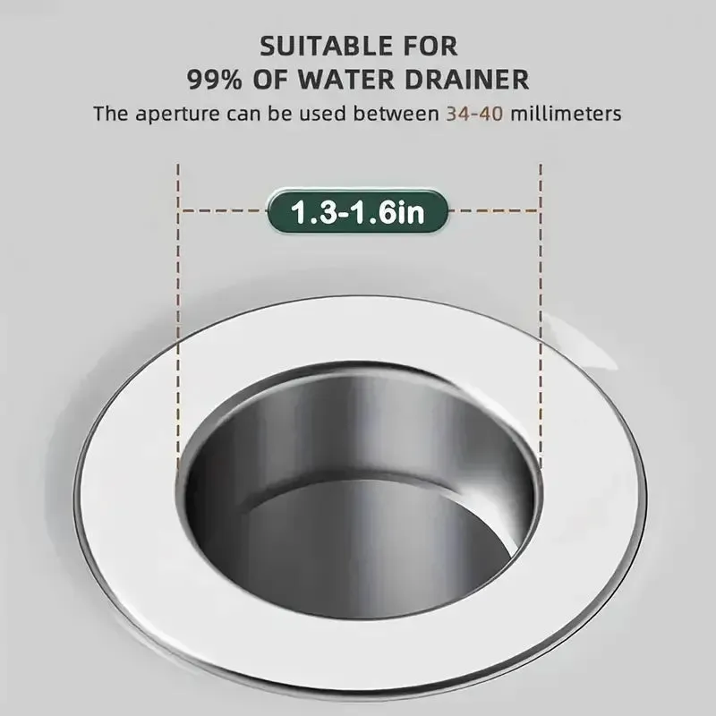 Smart Sink Filter | Stops hair and debris before they clog your pipes