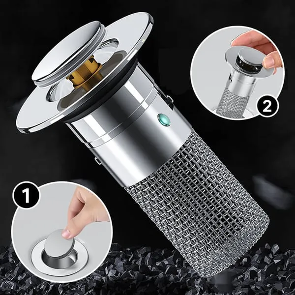 Smart Sink Filter | Stops hair and debris before they clog your pipes