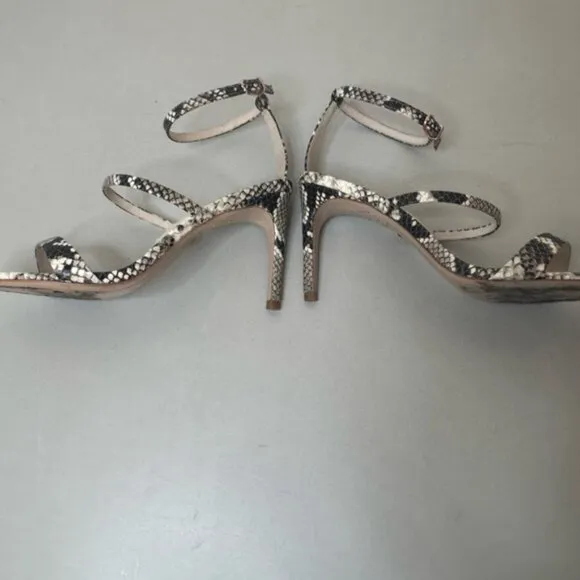 Sophia Webster Snakeskin Strappy Heels – Size 7.5, Ultra Chic Design