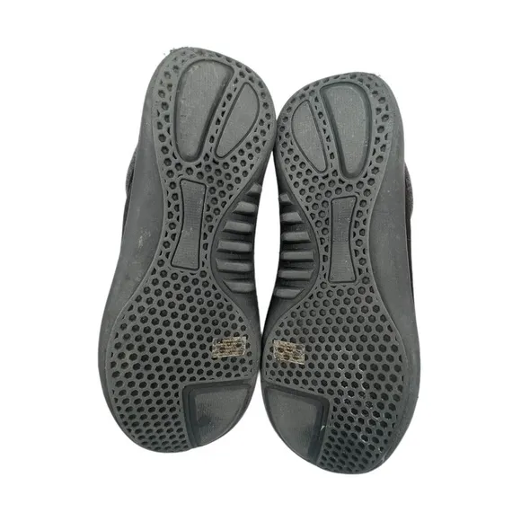 Spenco Black Supreme Faux Fur Lined Orthotic Arch Slipper Mules Size 11 Men's