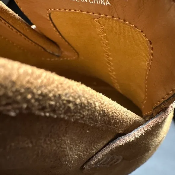 Splendid Womens Clogs Mules Shoes Vina Platform Slide Suede Chunky 70s Brown 10