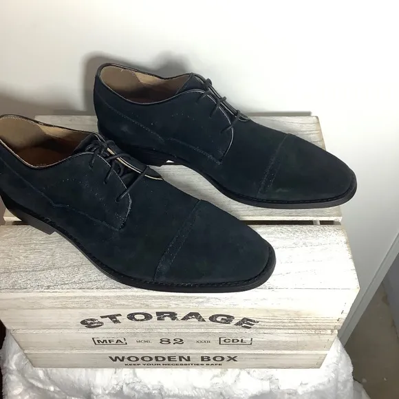 STACY ADAMS MENS WINSLOW CAP-TOE OXFORDS