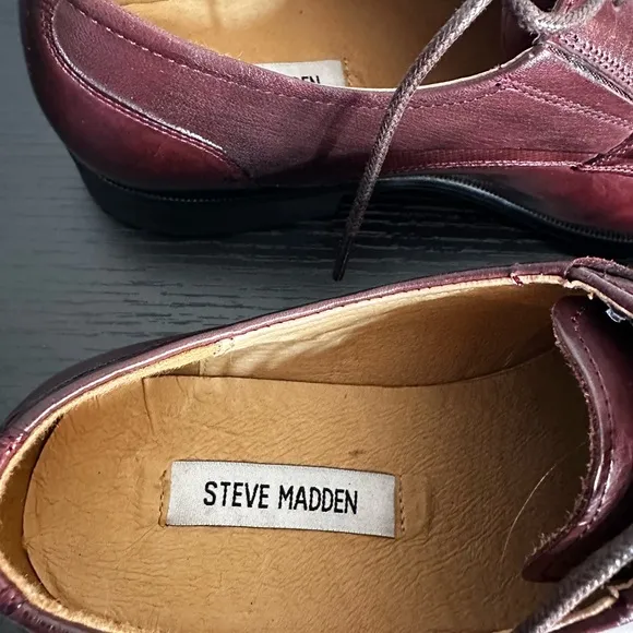 Steve Madden Carlo Oxfords Brown Men’s. 9.5 Dress Shoe