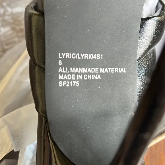 Steve Madden Lyric Open Toe Slip On Heels