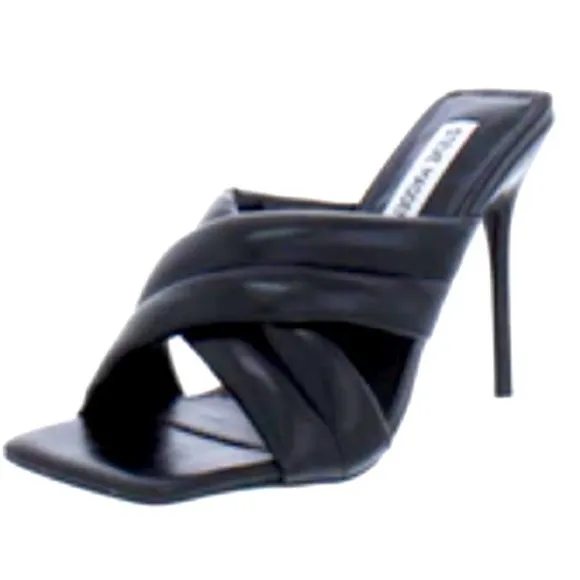 Steve Madden Lyric Open Toe Slip On Heels