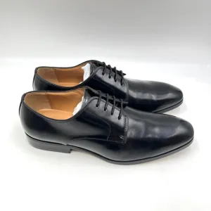 Steve Madden Mens Size 9M Parsens Black Leather Lace Up Oxfords Dress Shoes