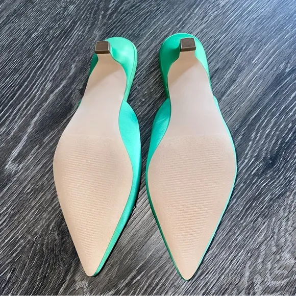 STEVE MADDEN Rhinestone Kitten Heel Mules