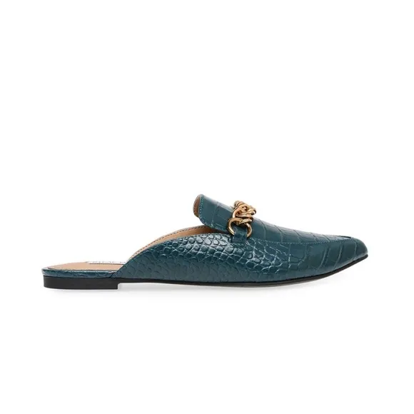 Steve Madden SZ 8M forever chain pointed toe mules .