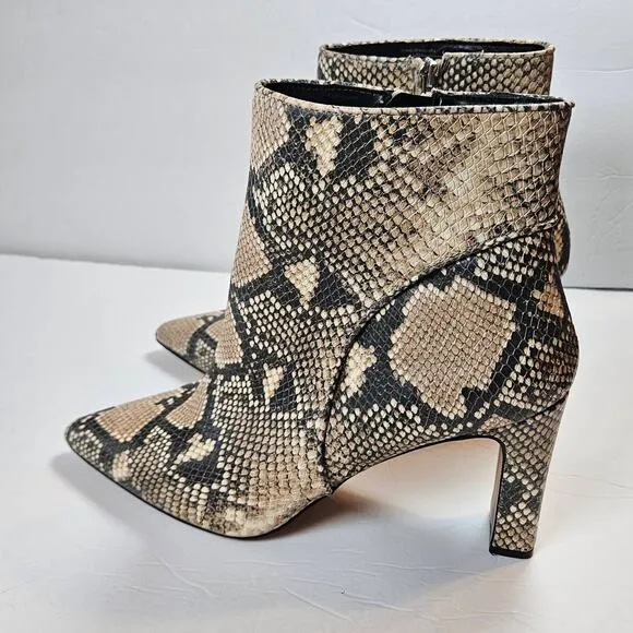 Steven By Steve Madden Jenn Women's Boot Natural Multi Snake Women's 10 Mob Wife