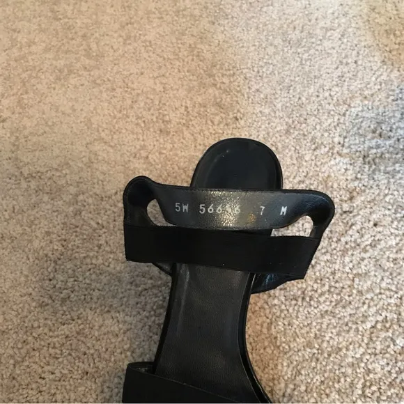 Stuart Weitzman Black Strappy Special Occasion Heels