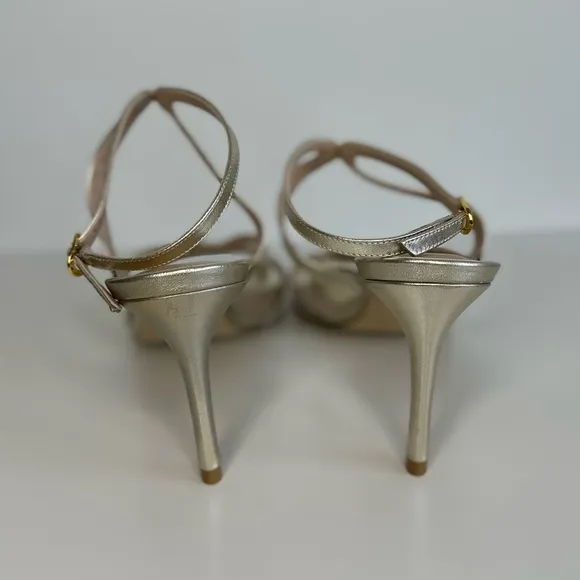 🆕STUART WEITZMAN Mariposa METALLIC  heels