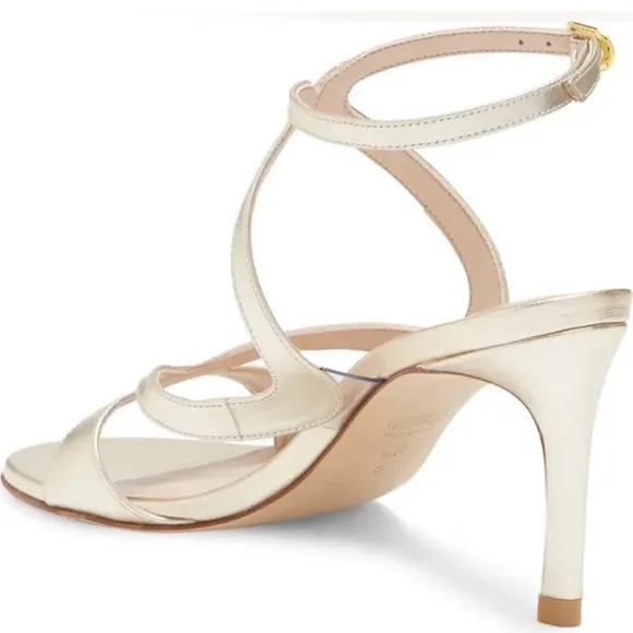 🆕STUART WEITZMAN Mariposa METALLIC  heels