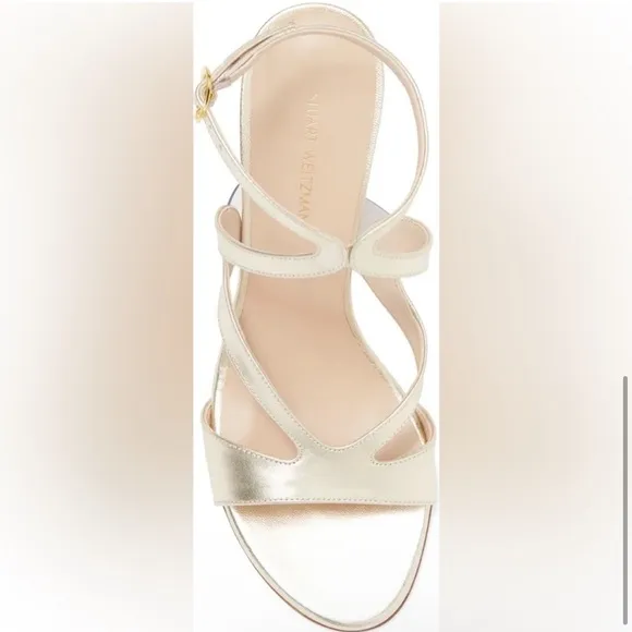 🆕STUART WEITZMAN Mariposa METALLIC  heels