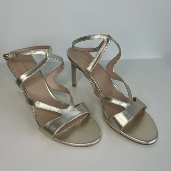 🆕STUART WEITZMAN Mariposa METALLIC  heels