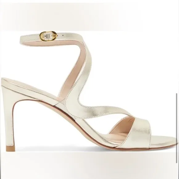 🆕STUART WEITZMAN Mariposa METALLIC  heels