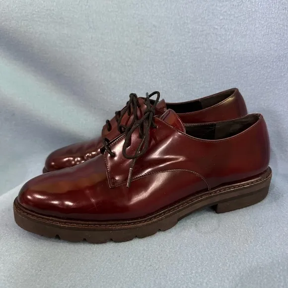 Stuart Weitzman Metro Patent Leather Oxfords