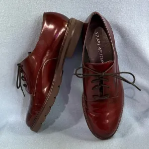 Stuart Weitzman Metro Patent Leather Oxfords