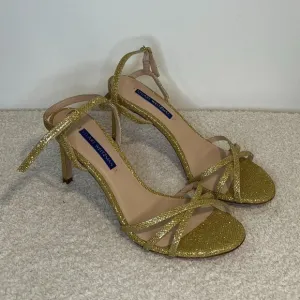 Stuart Weitzman Starla 80 Glitter Heels