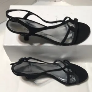 Stuart Weitzman strappy kitten heels. NWOT