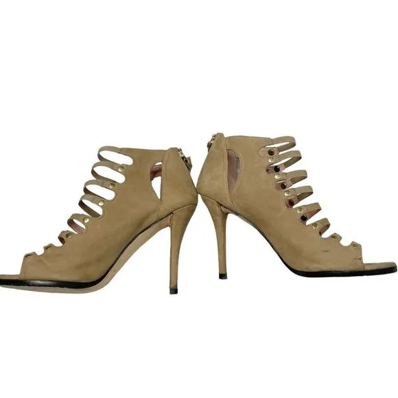 Stuart Weitzman | Marie strappy military studs heels.