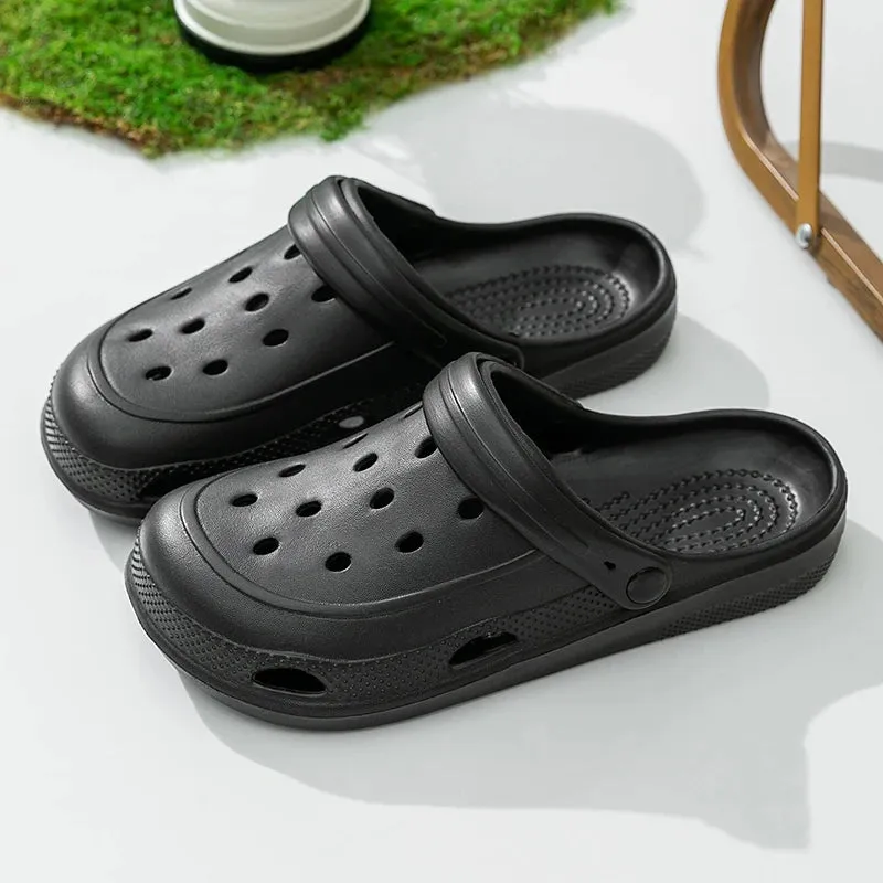 Summer Clogs Women Sandals Casual EVA Lightweight Outdoor Women's Shoes Anti Slip Thick Sole Beach Slides Casual Garden Shoes
