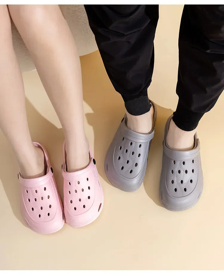 Summer Clogs Women Sandals Casual EVA Lightweight Outdoor Women's Shoes Anti Slip Thick Sole Beach Slides Casual Garden Shoes
