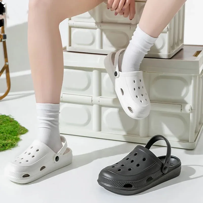 Summer Clogs Women Sandals Casual EVA Lightweight Outdoor Women's Shoes Anti Slip Thick Sole Beach Slides Casual Garden Shoes