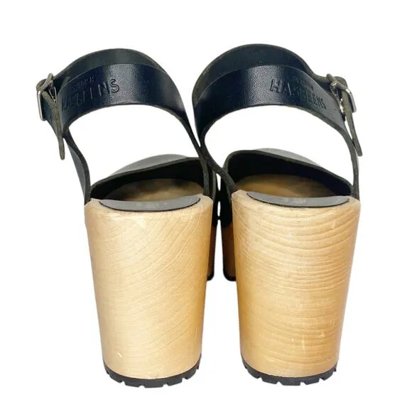 Swedish Hasbeens Krillan Closed Toed Heeled Clogs 7