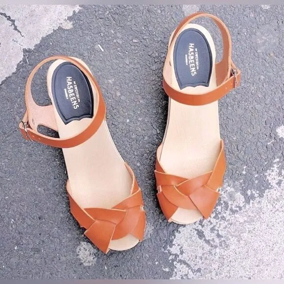 Swedish Hasbeens Kringlan ClogSandals; Great condition! Size 36
