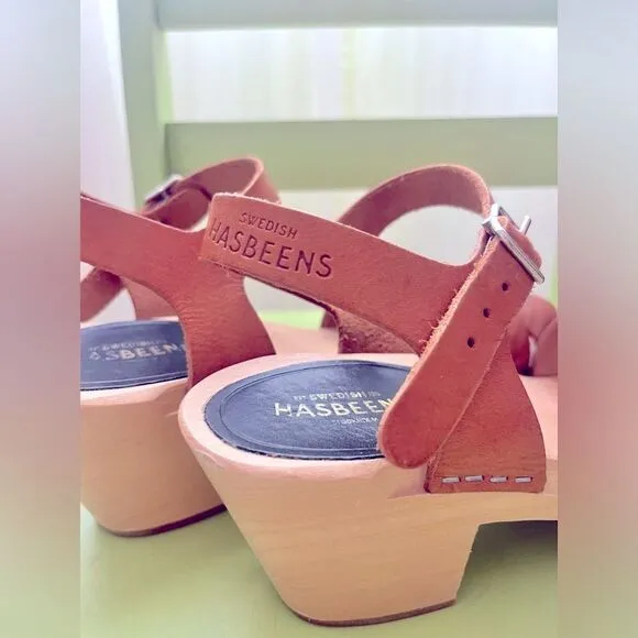 Swedish Hasbeens Kringlan ClogSandals; Great condition! Size 36