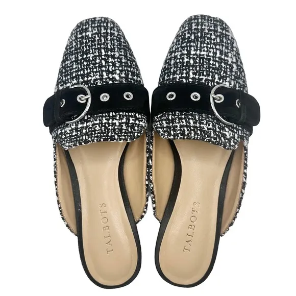 Talbots | Women | Stella Buckle Bouchle Mules | Size 8 M