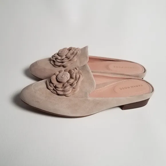 Taryn Rose Suede Mules