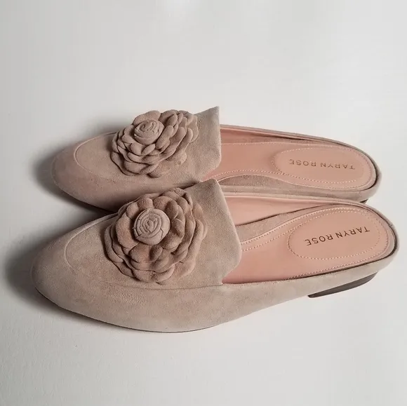 Taryn Rose Suede Mules