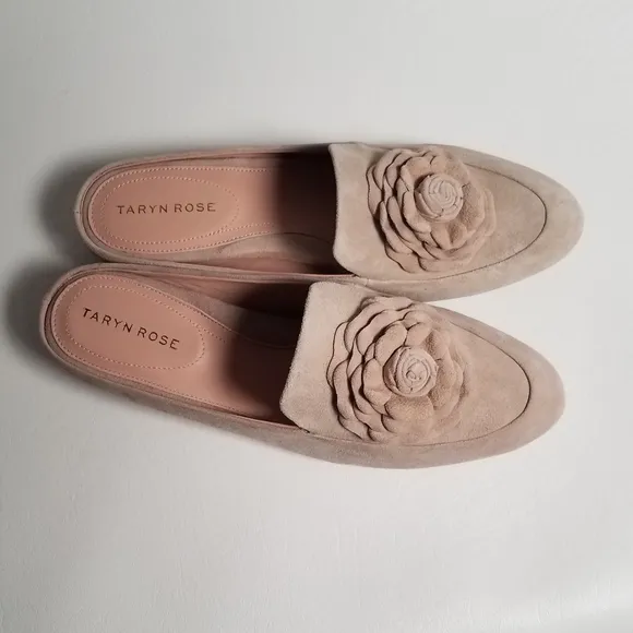 Taryn Rose Suede Mules