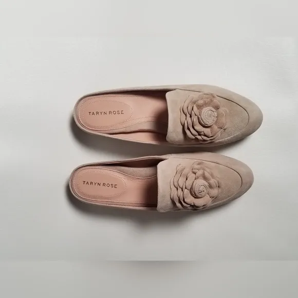 Taryn Rose Suede Mules