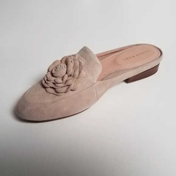 Taryn Rose Suede Mules