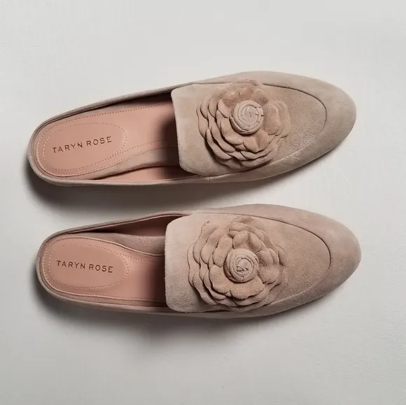 Taryn Rose Suede Mules