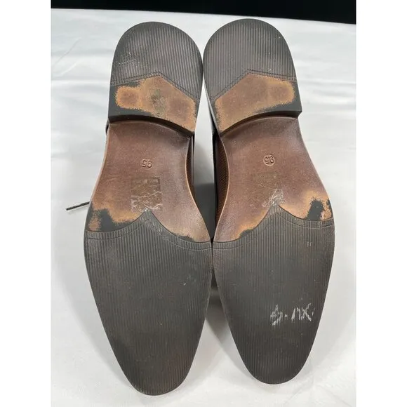 Tayno Brown Leather Oxfords SKU 7503 Size 9.5